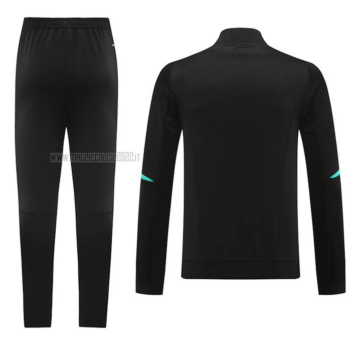 Tuta da Track de Giacca del Manchester United Bambino 2023-2024 Nero